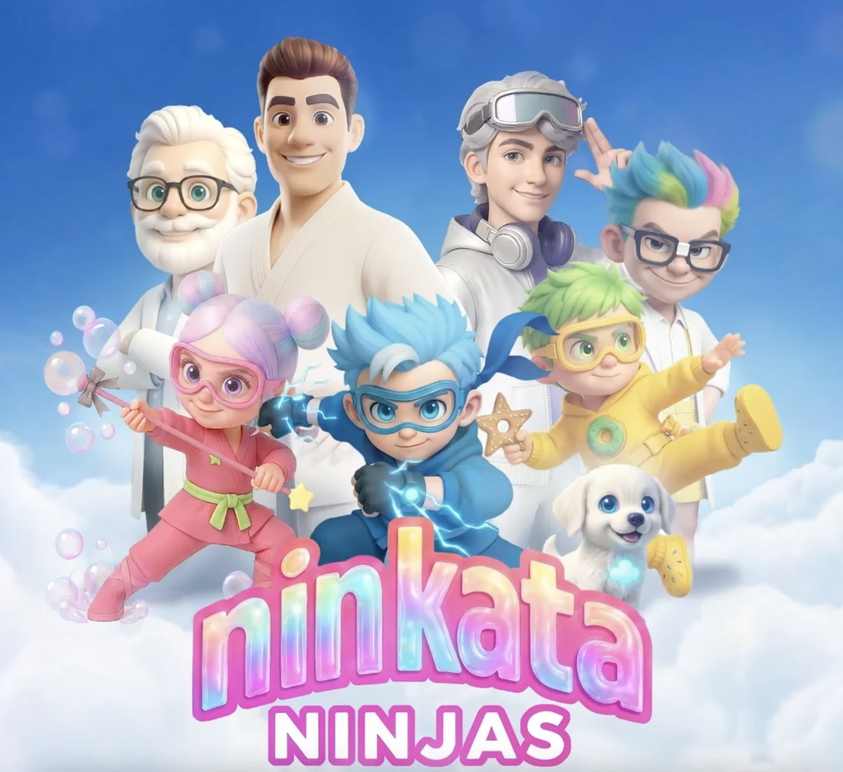Ninkata Ninjas — full cast key art